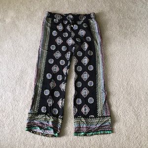 Boho Bootleg Pants